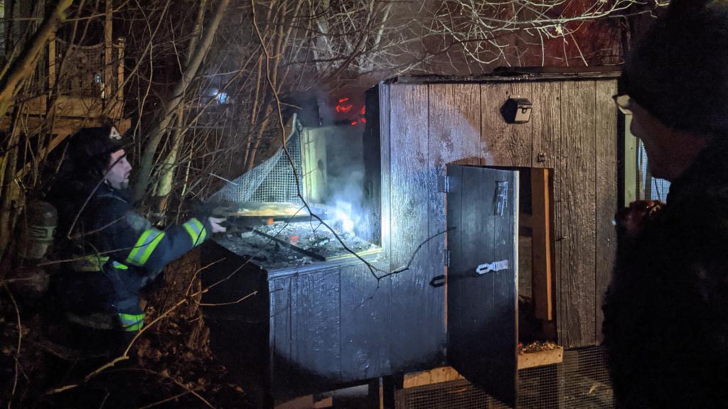 Odor Investigation & Chicken Coop Fire East Brandywine Fire Company