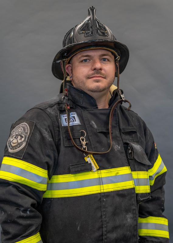 Firefighter Mick Yingling